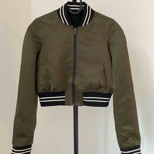 Crop Bomber Jacket